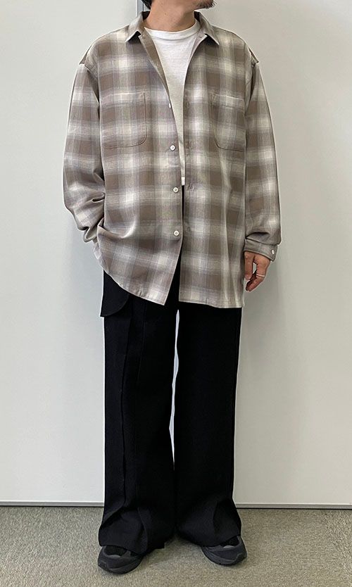 THE NORTH FACE｜ロングスリーブウーリーチェックシャツ