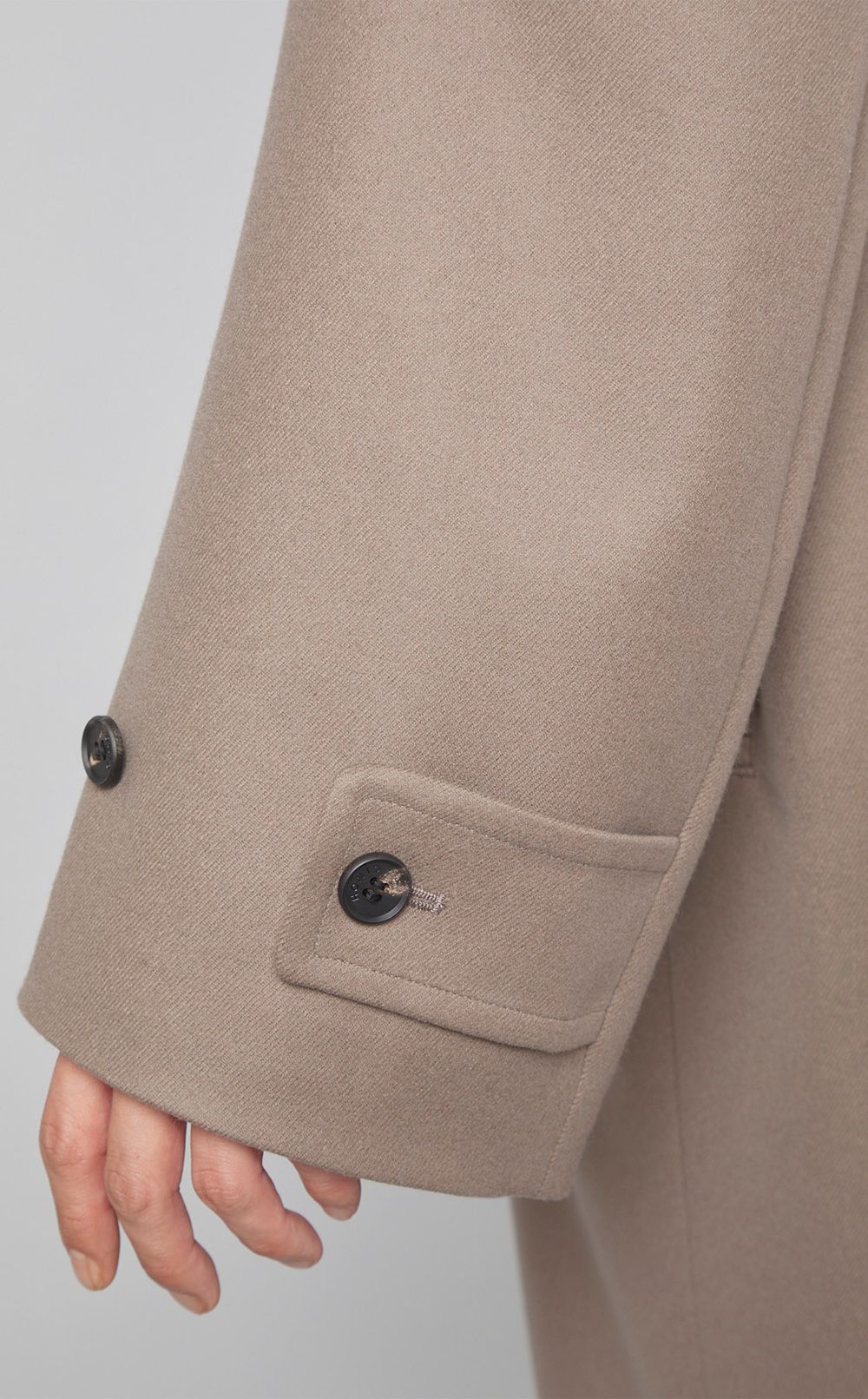 CINOH｜ボンディングメルトンハーフコート