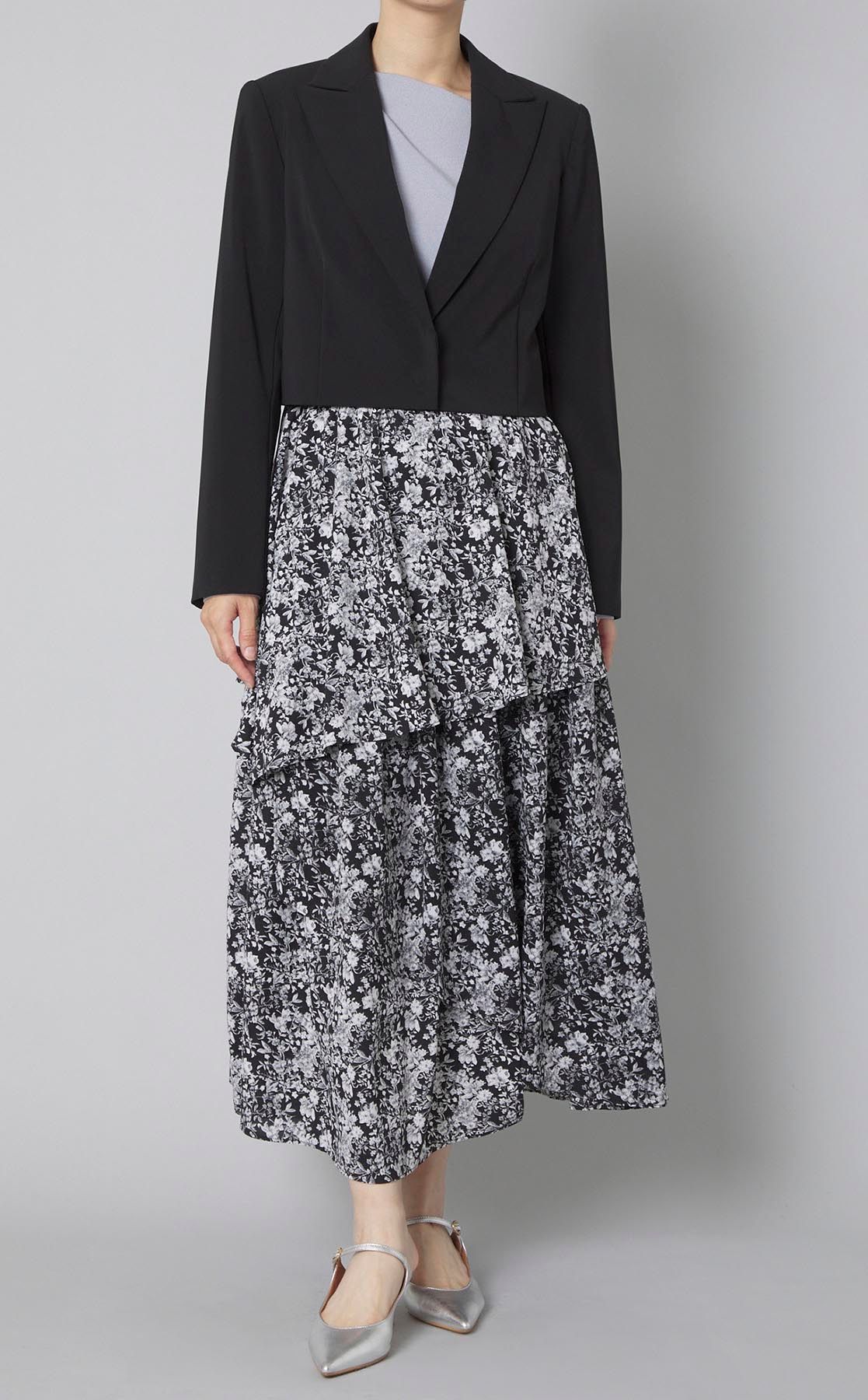 CELFORD｜ランダムヘムドッキングニットワンピース