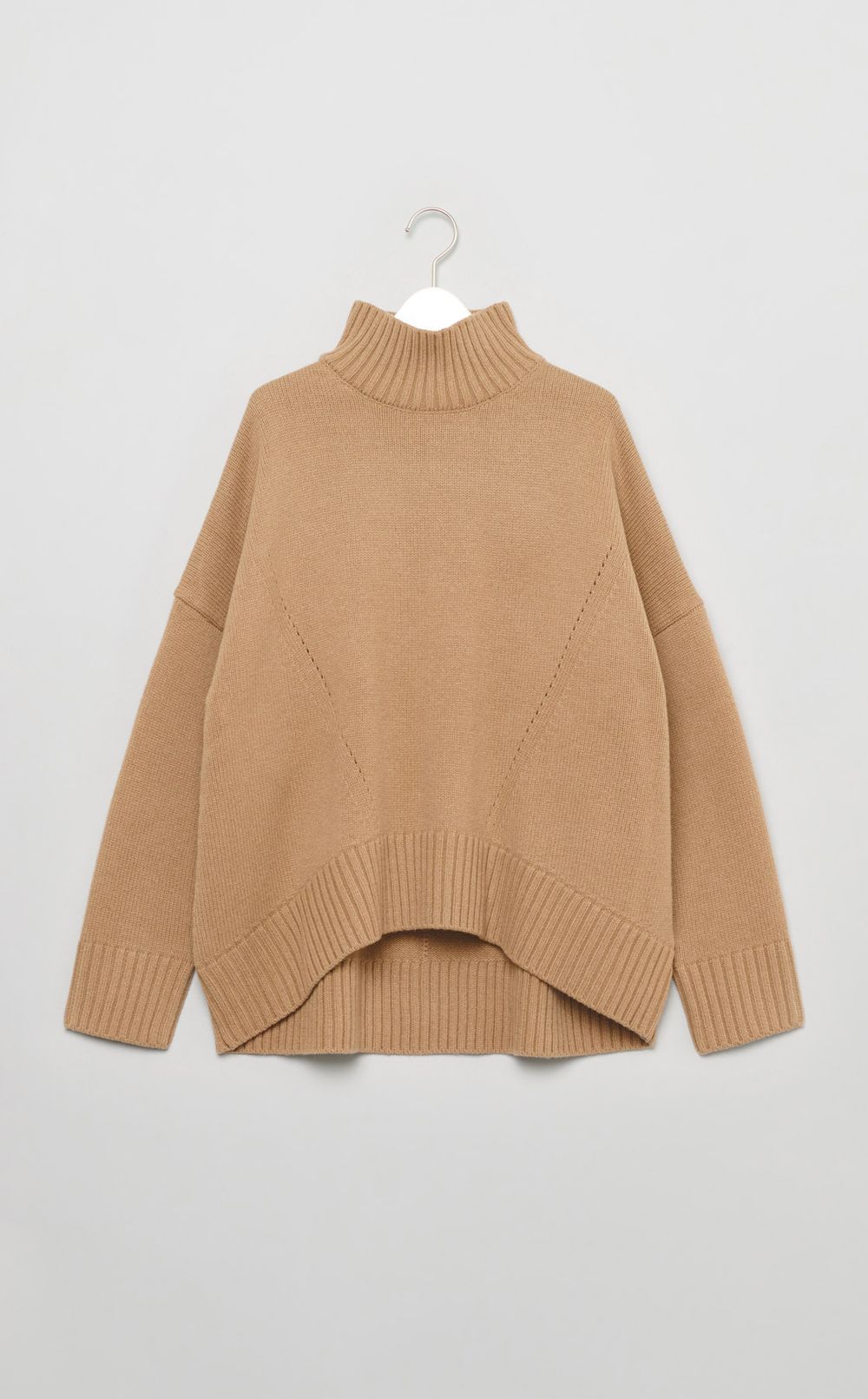 CINOH｜ウールオーバーサイズハイネックニット