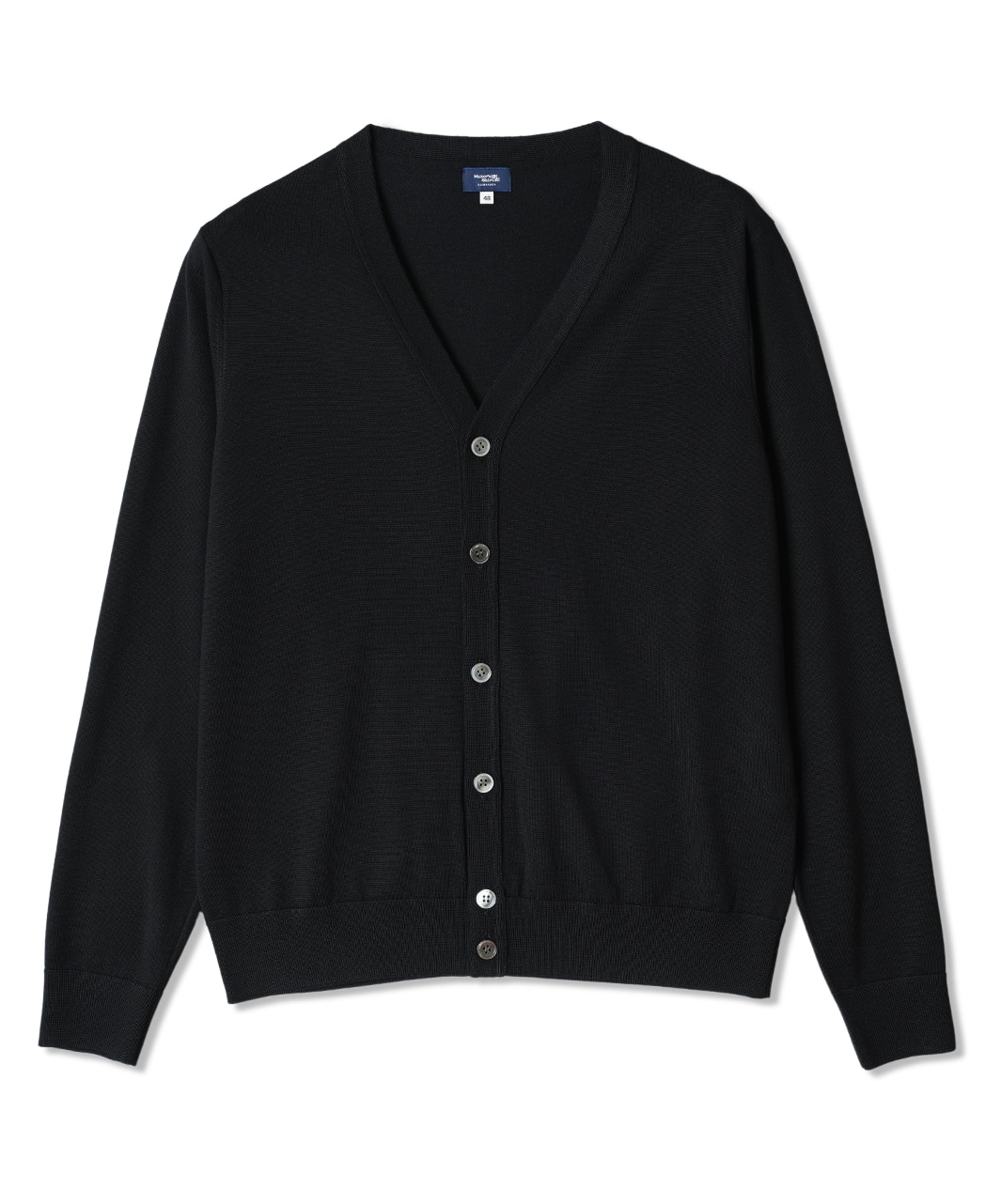 鎌倉 カーディガン ネイビー - 美品 鎌倉シャツ 134 スタンドカラー