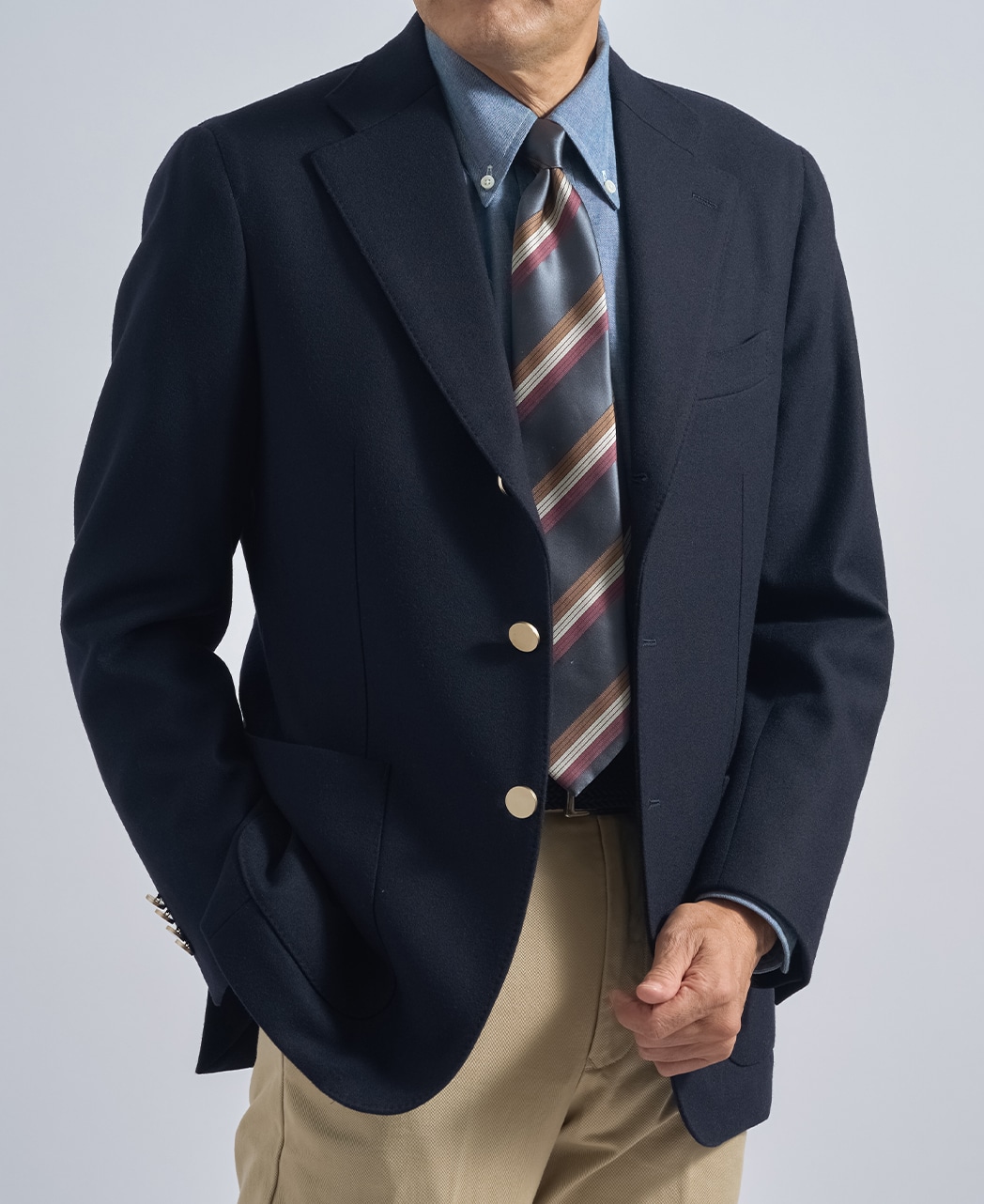 フランネルブレザー(52 ネイビー系): メンズ｜メーカーズシャツ鎌倉