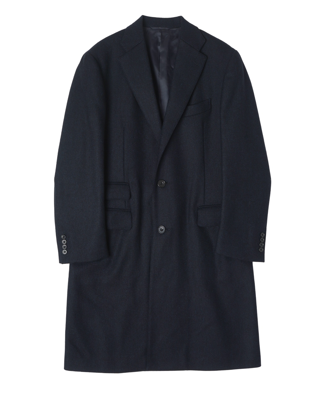 ウールチェスターコート(XL(50) ブルー系): メンズ｜メーカーズシャツ