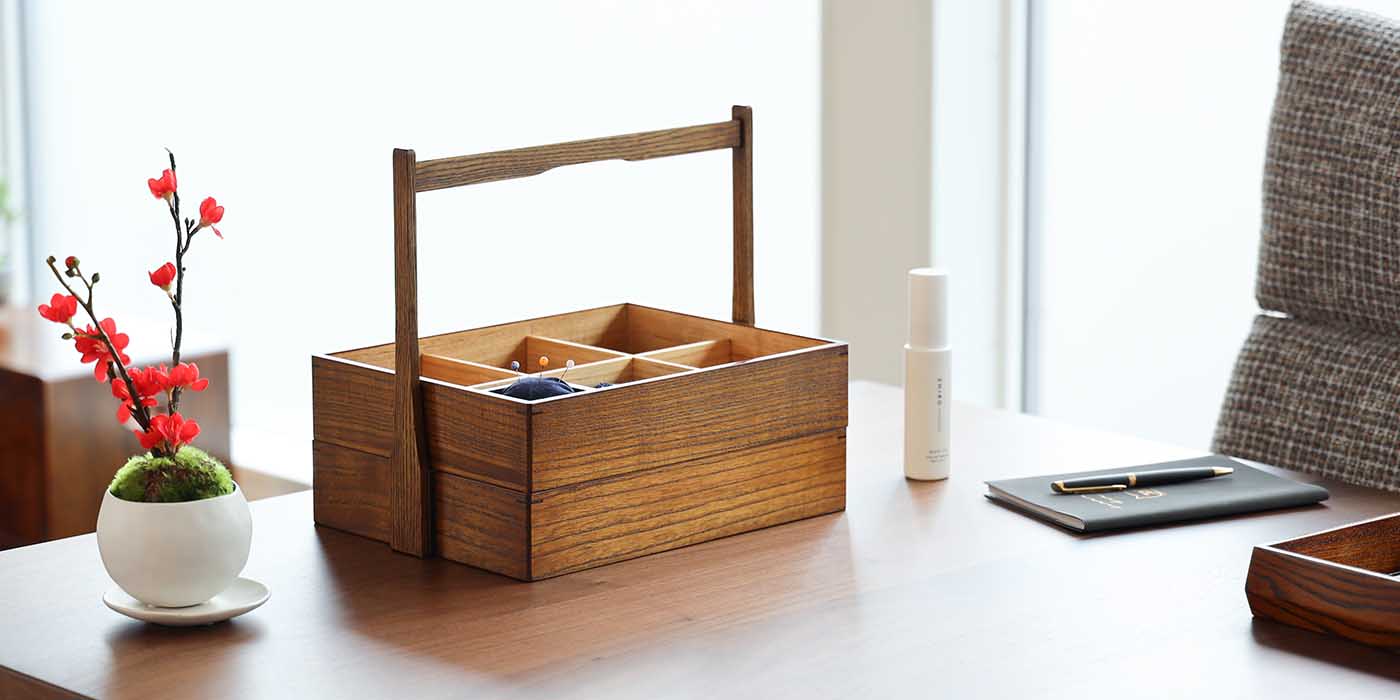 江戸指物 ティッシュ入れ 伝統工芸品 木製 ティッシュケース | MUKU工房