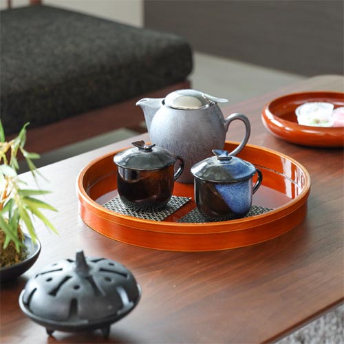 飛騨春慶 福壽漆器店 宗寛盆 伝統工芸品 木製 トレー | MUKU工房