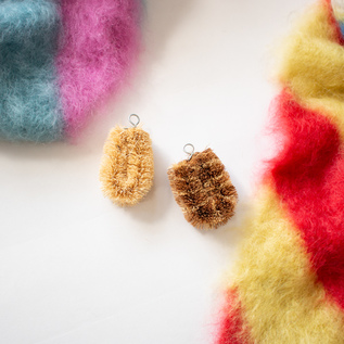 ストライプモヘアマフラー／HIKARU NOGUCHI（ヒカルノグチ）｜愛着を