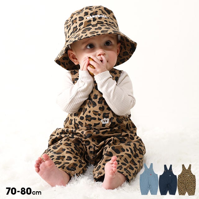 3/4一部再販 ベビーサロペット 9630B(70-80cm デニム): ベビー| 子供服