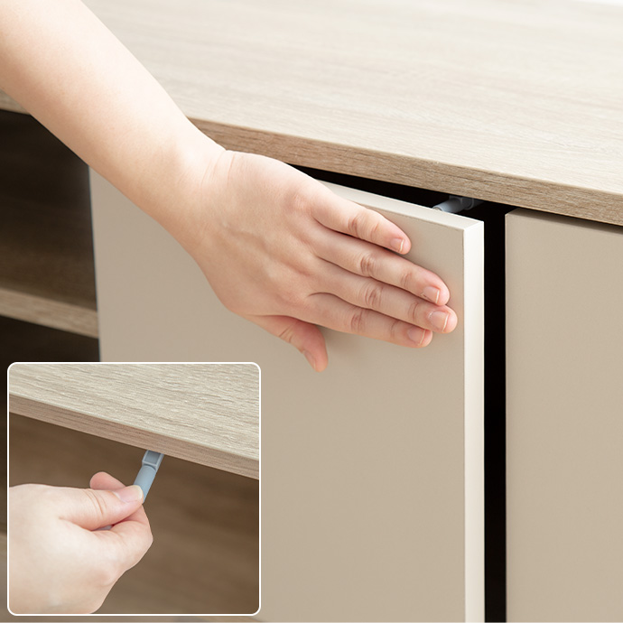 g134009]【幅110cm】Erin バイカラーテレビボード ローボード | 家具