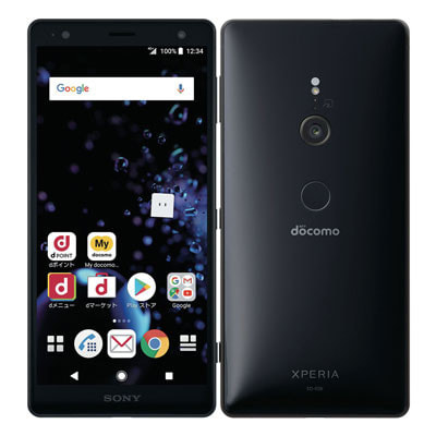 SIMロック解除済】docomo Sony Xperia XZ2 SO-03K Liquid Black|中古