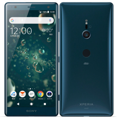 SIMロック解除済】au Sony Xperia XZ2 SOV37 Deep Green|中古