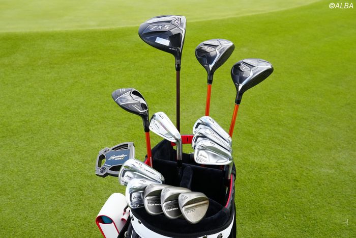 写真] 飛ばし屋・櫻井心那の14本を直撃！ ロースピンヘッドで球が