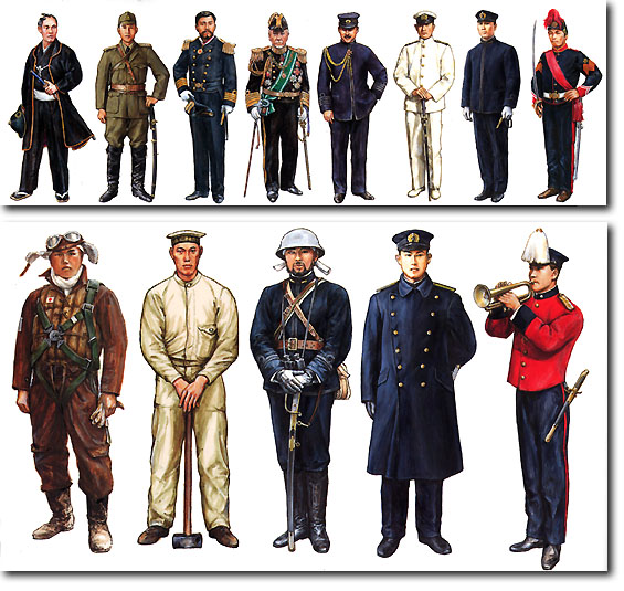 日本海軍 軍装図鑑 幕末から太平洋戦争まで | HLJ.co.jp