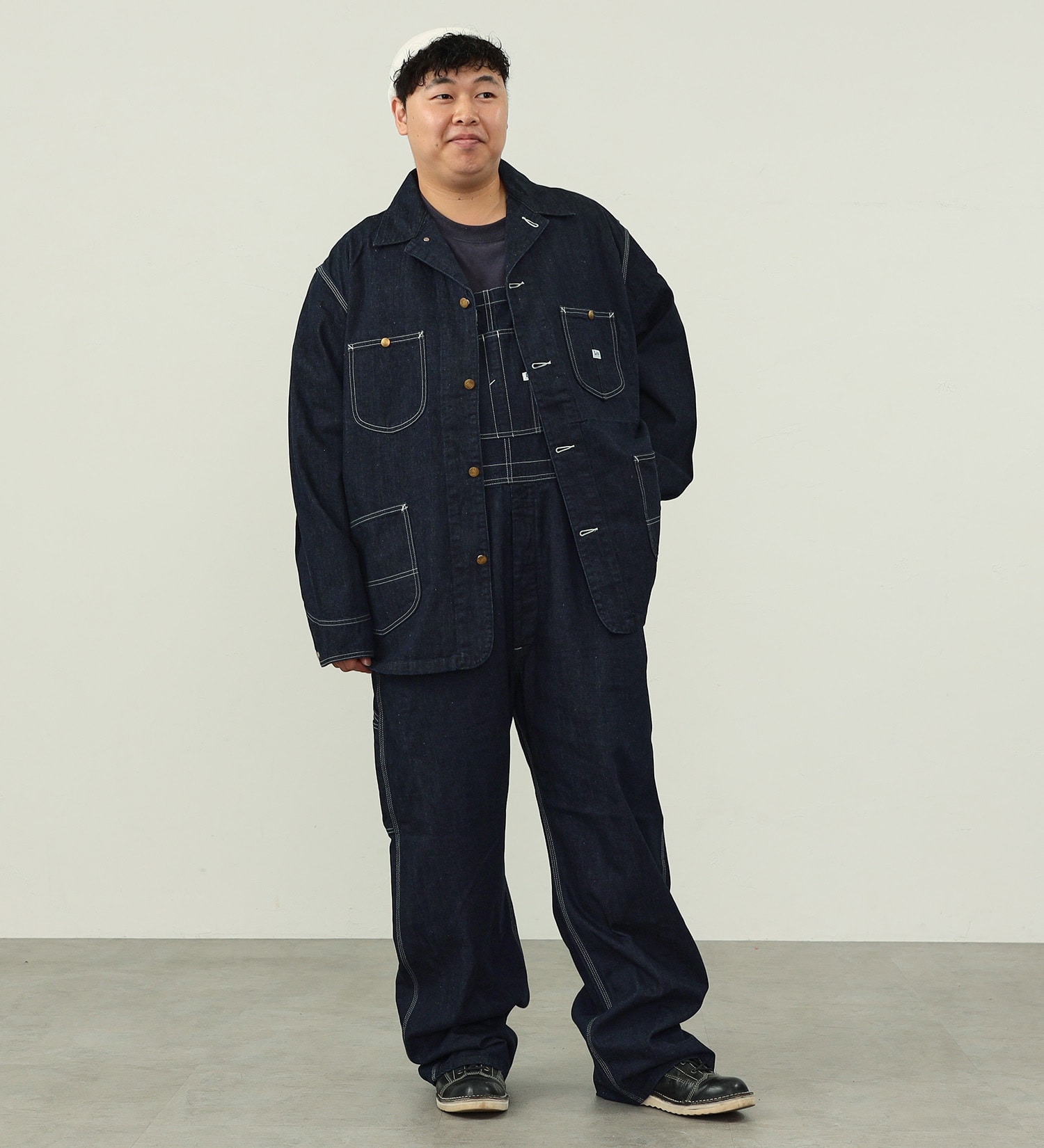大きいサイズ】DUNGAREES ロコジャケット／カバーオール/デニム