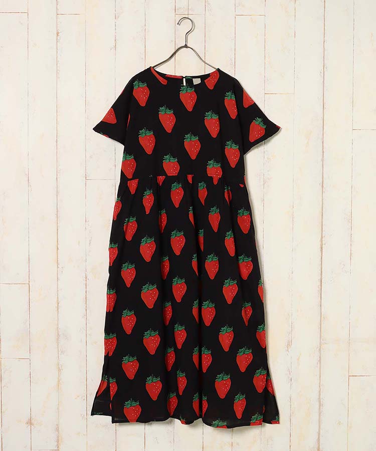 いちごワンピース ワンピース 半袖 半袖ワンピース いちご イチゴ