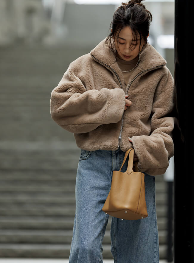 東原亜希 FORME 2024 フォルム エコファーブルゾン