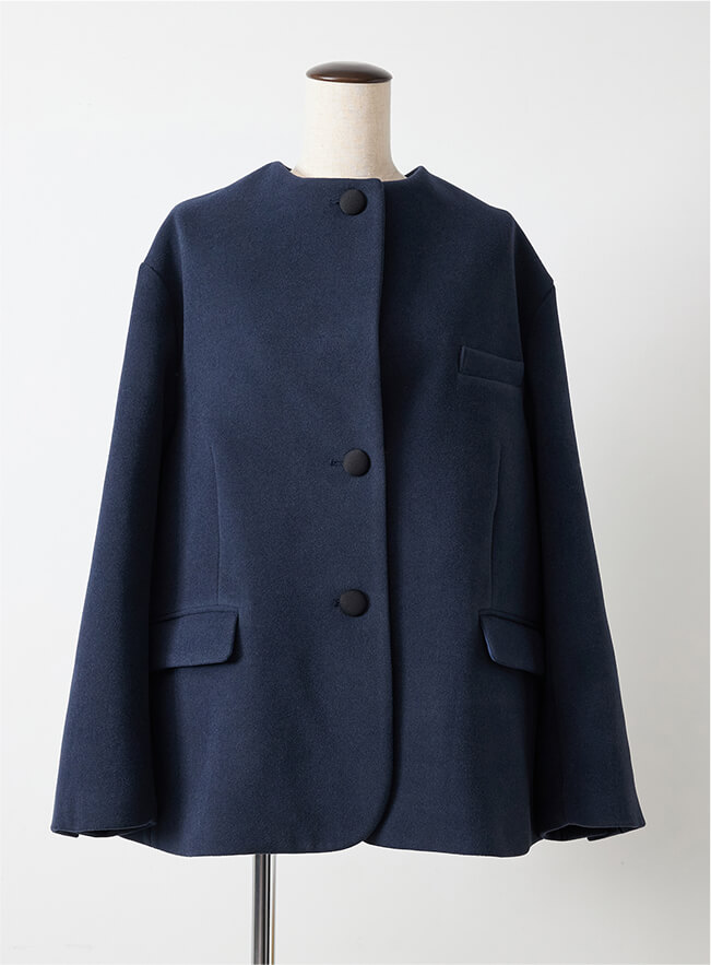 東原亜希 FORME 2024 フォルム ノーカラージャケット