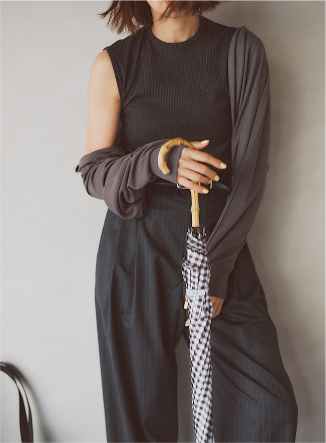 東原亜希 FORME 2025 SPRING ALL-WEATHER STICK UMBRELLA