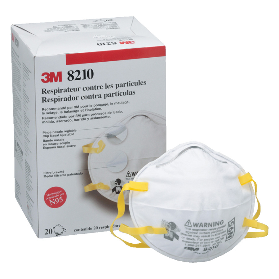 カップ型マスク 3M－8210 N95 （20枚X8箱） | 【ミドリ
