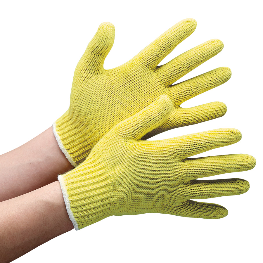 耐切創性手袋 イエローガード C072 フリー 10双／袋 アルミ袋入