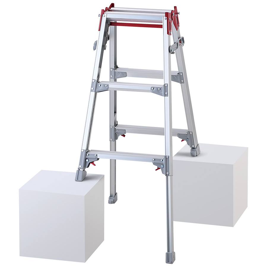 脚部伸縮式脚立 RYZ－09d | 【ミドリ安全】公式通販