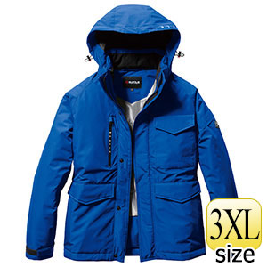 防水防寒ジャケット ユニセックス 7620－3 ネイビー （3XL