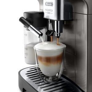 マグニフィカ イーヴォ 全自動コーヒーマシン チタニウムブラック