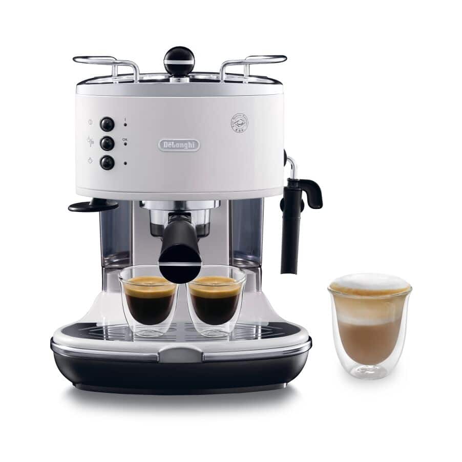 Icona Espresso Machine, White ECO-310.W | De'Longhi US