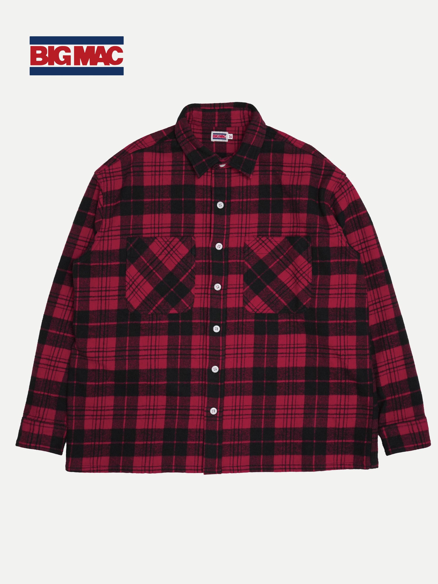 BIG MAC / DAN別注 HEAVY FLANNEL SHIRT - RED
