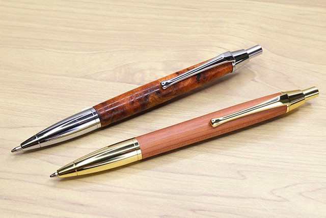 613ハイブリッドウッド レジンウッド 木軸シャーペン ボールペン