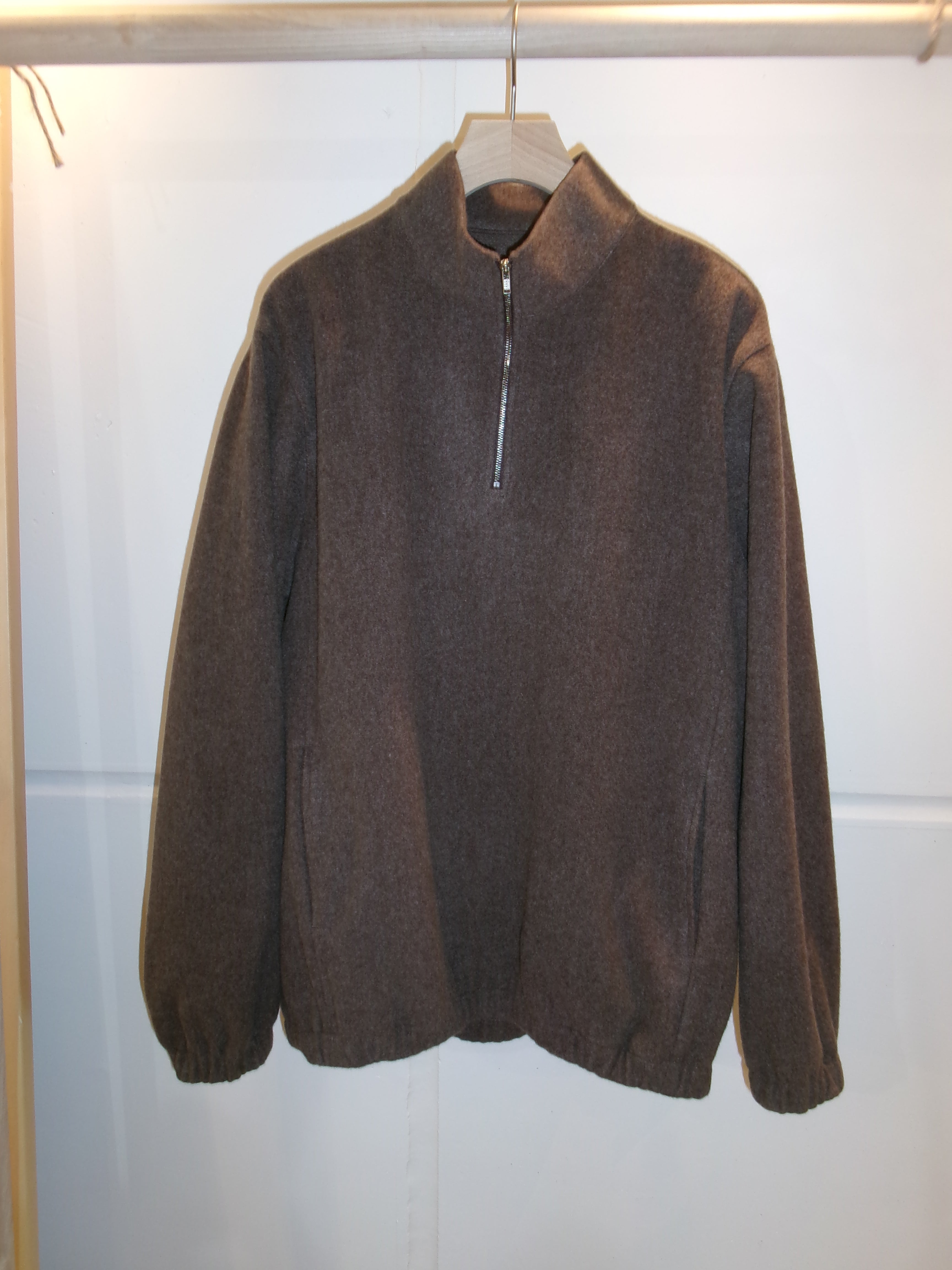 FUJI BRUSHED WOOL PULLOVER(BROWN) – dailystore