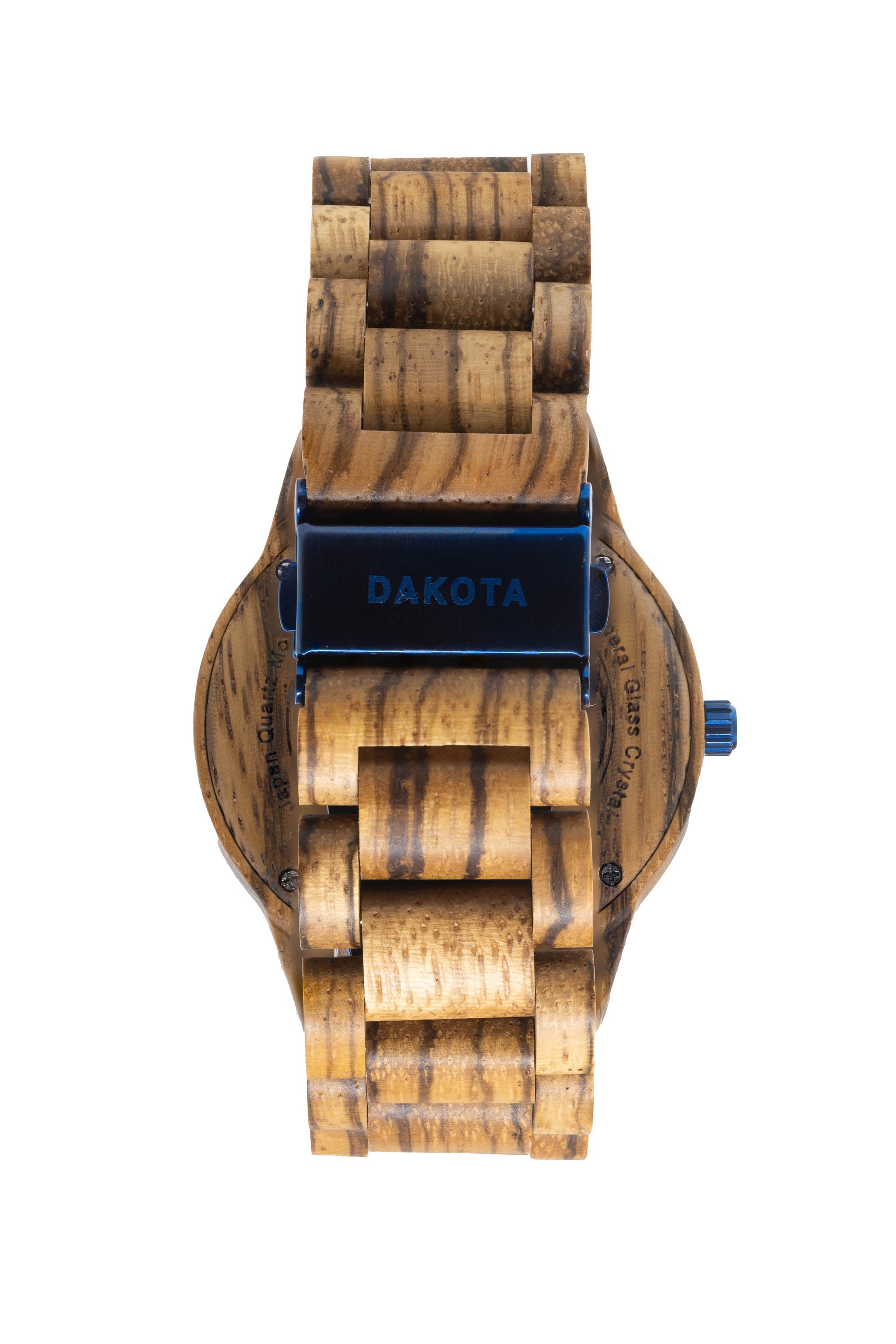 Day/Date Wood - Zebrawood Case/Band Blue Dial – dakotawatch