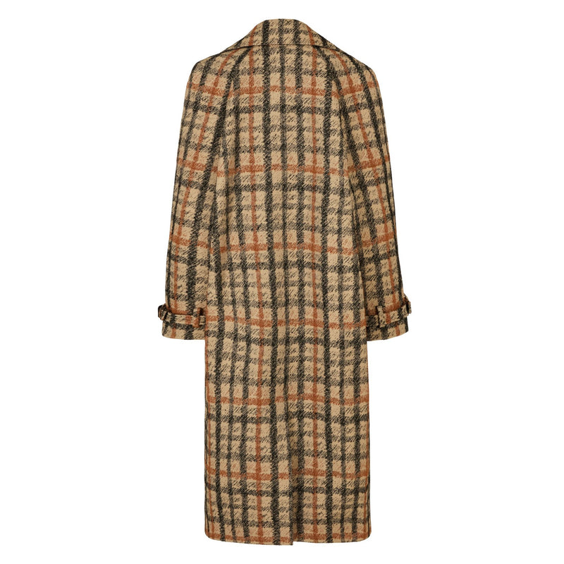 PENCIL HOUSE CHECK JACQUARD COAT – DAKS