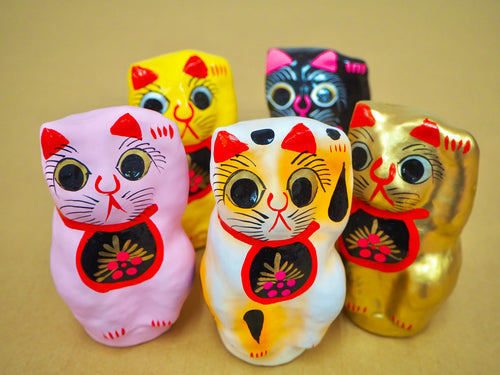 招き猫(10cm)の販売 | 高崎だるま通販の「だるまーと」