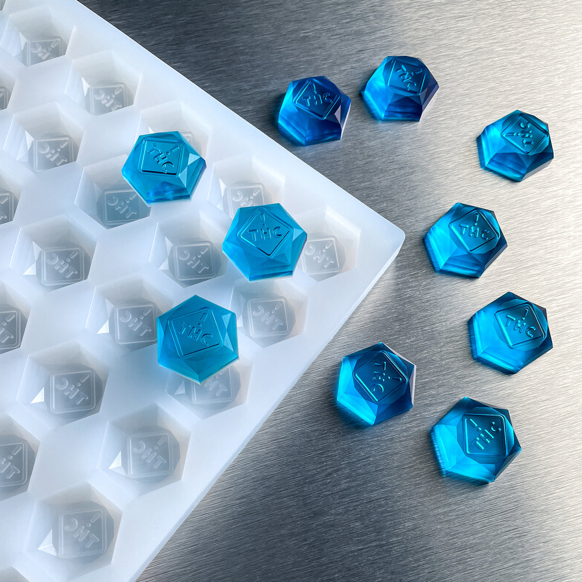 Jewel Candy Mold | Colorado THC | Universal Symbol