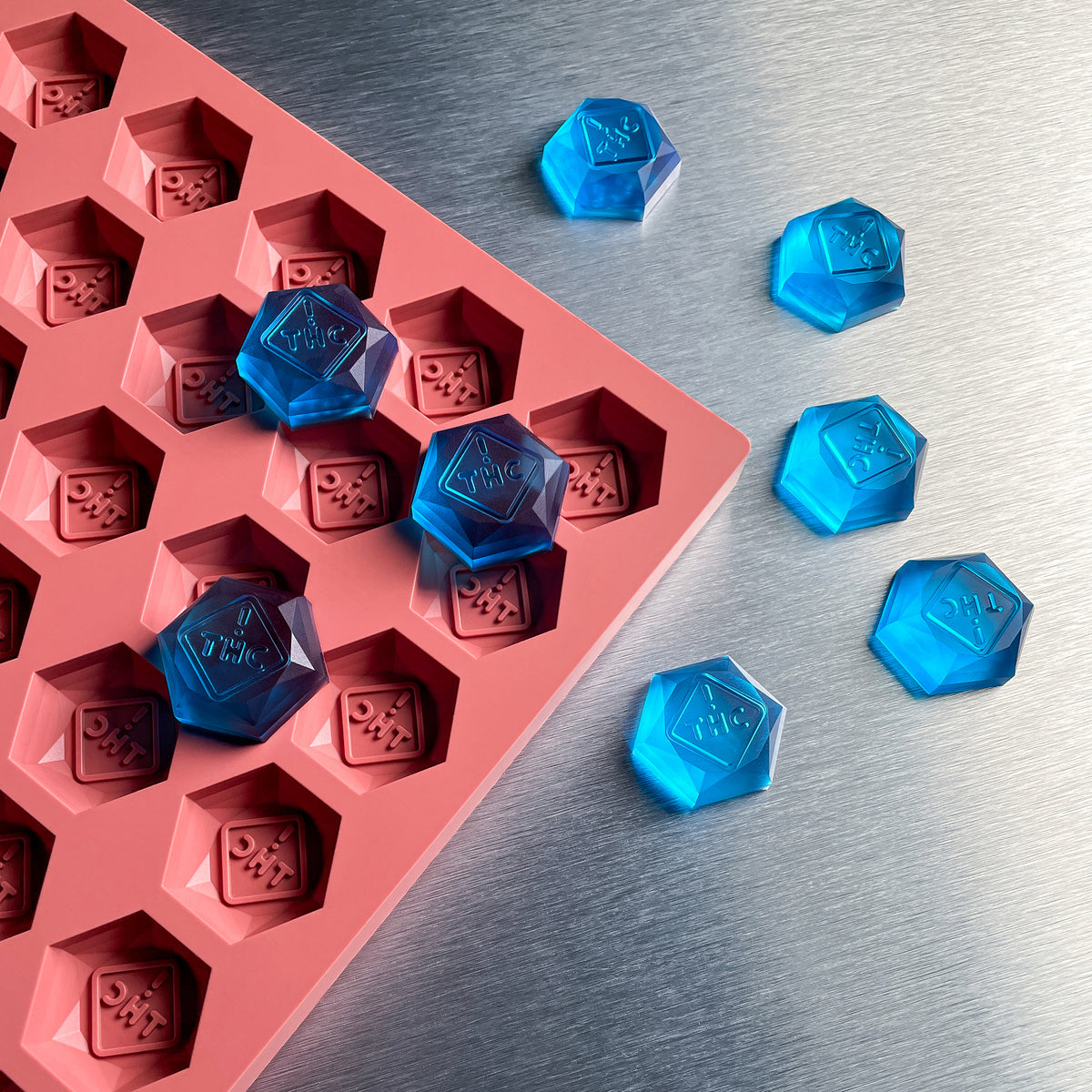 Jewel Candy Mold | Colorado THC | Universal Symbol