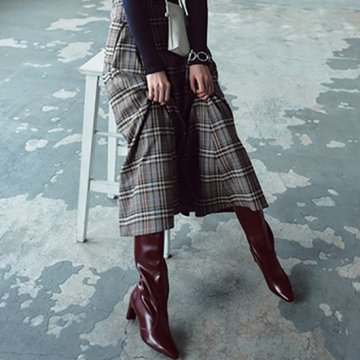 mamian]スクエアトゥ ロングブーツ | KOBUNSHA SELECT SHOP | [mamian