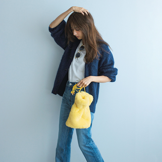 優待価格[CLOUDY]エコファー ドローストリングバッグ | KOBUNSHA