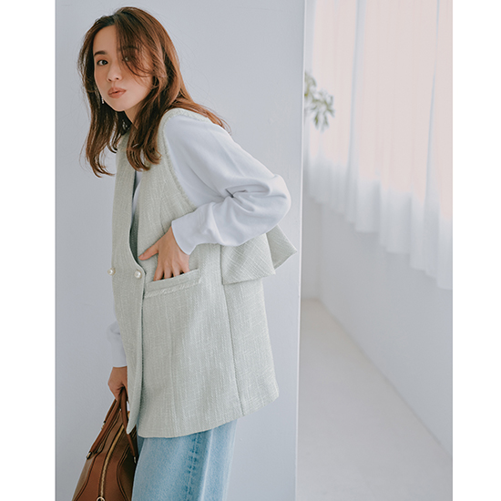 Emma Taylor]バックラッフルツイードジレ | KOBUNSHA SELECT SHOP