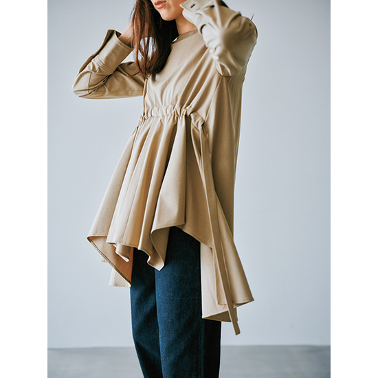 VERSEAU]アシンメトリーロングブラウス | KOBUNSHA SELECT SHOP