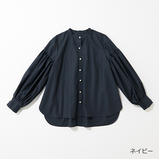 THREE SQUARE]袖ボリュームパールブラウス | KOBUNSHA SELECT SHOP