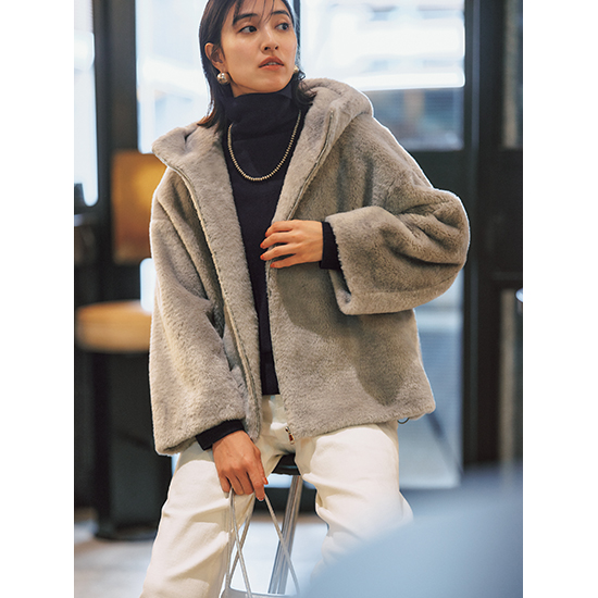 LIGNAGGIO]ファーフーディコート | KOBUNSHA SELECT SHOP | [LIGNAGGIO