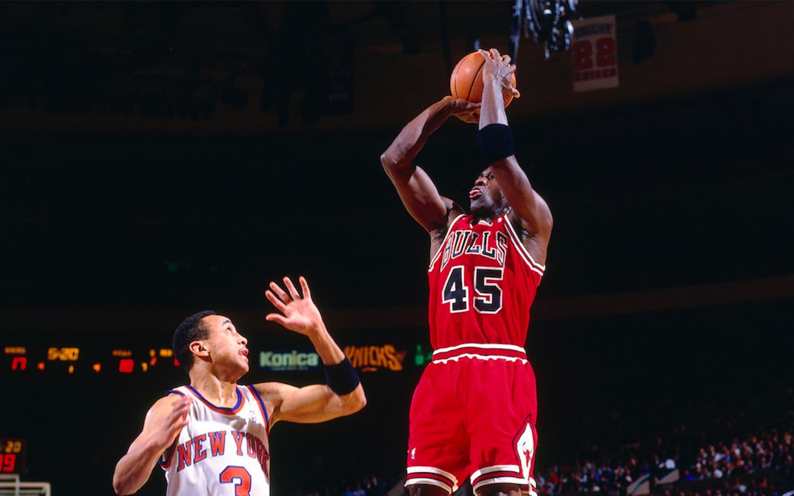 Michael Jordan ''comeback'' with the number 45 - nss sports
