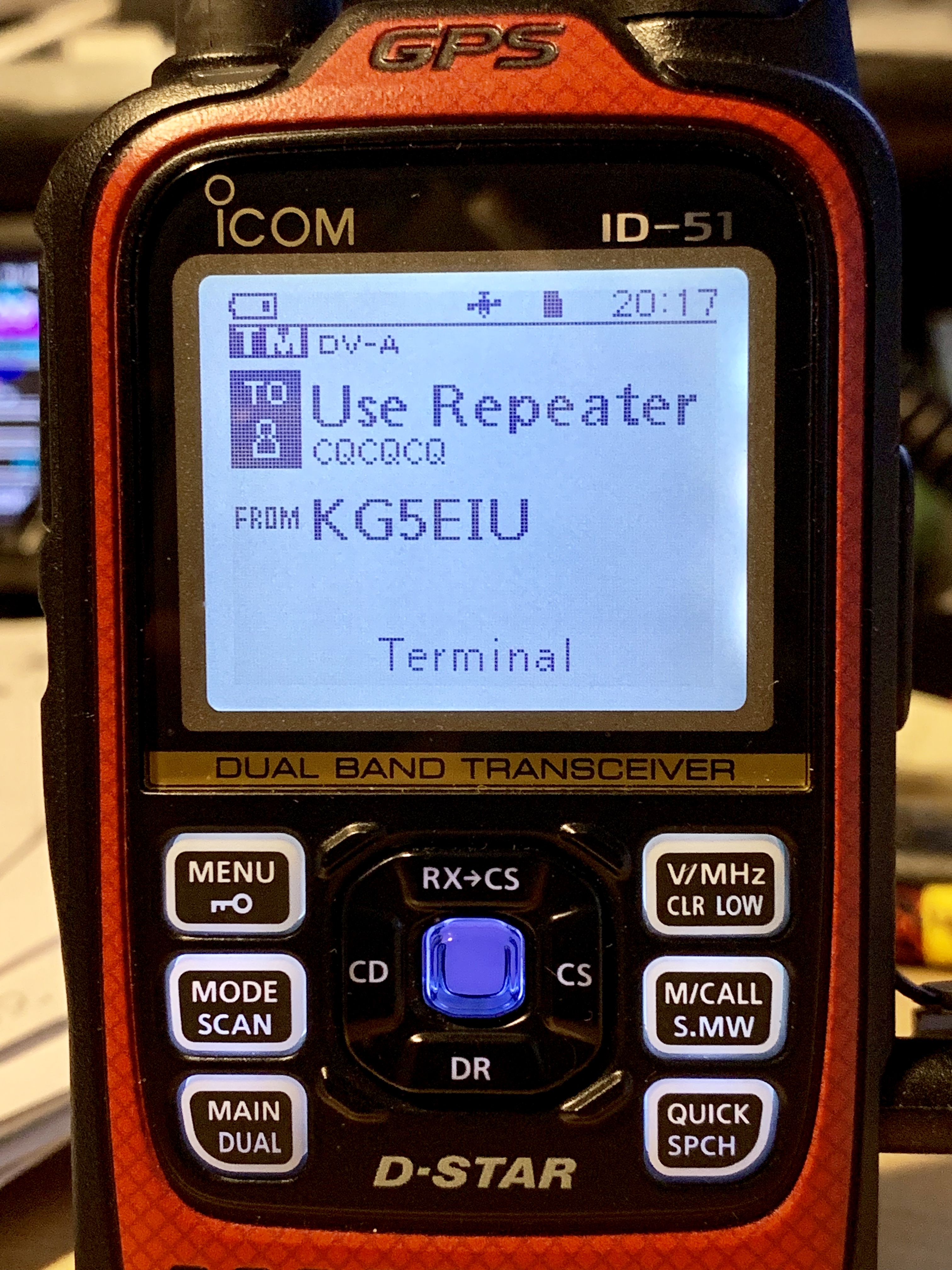 Pi-Star Terminal Mode With Icom ID-51A Plus2 – David Cappello (KG5EIU)