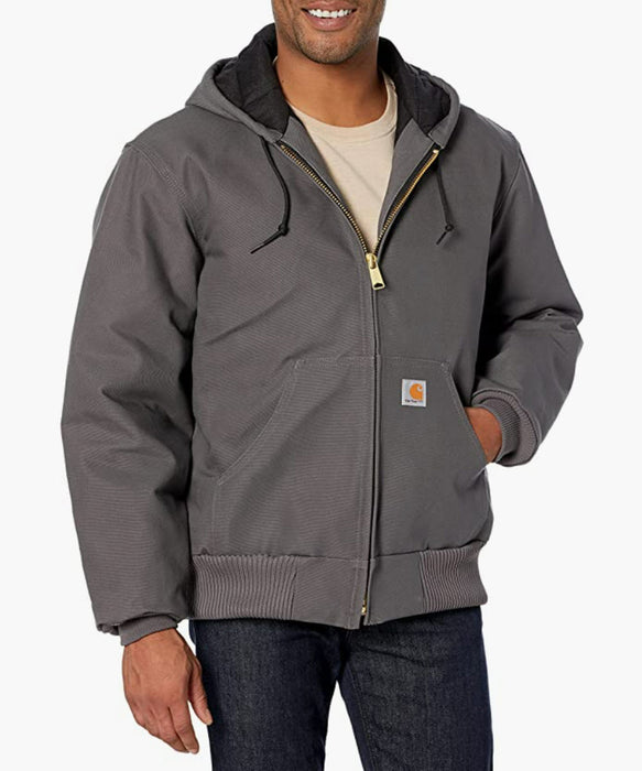 Carhartt Quilt-Flannel Lined Duck Active Jac - Gravel — Dave's New