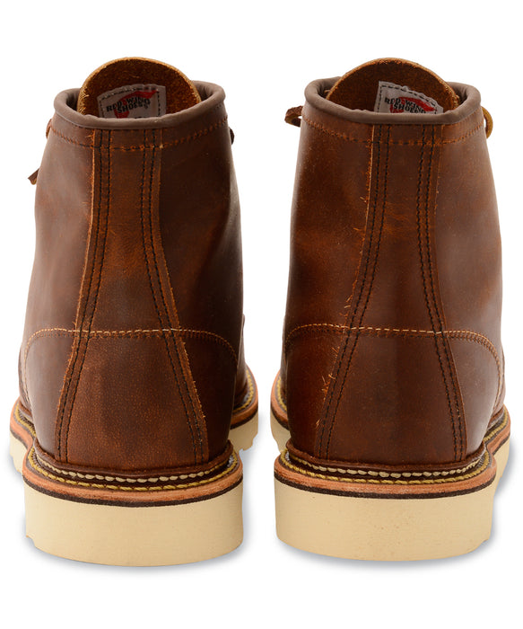 Red Wing 6-inch Classic Moc Toe Heritage Boots – 1907 – Copper