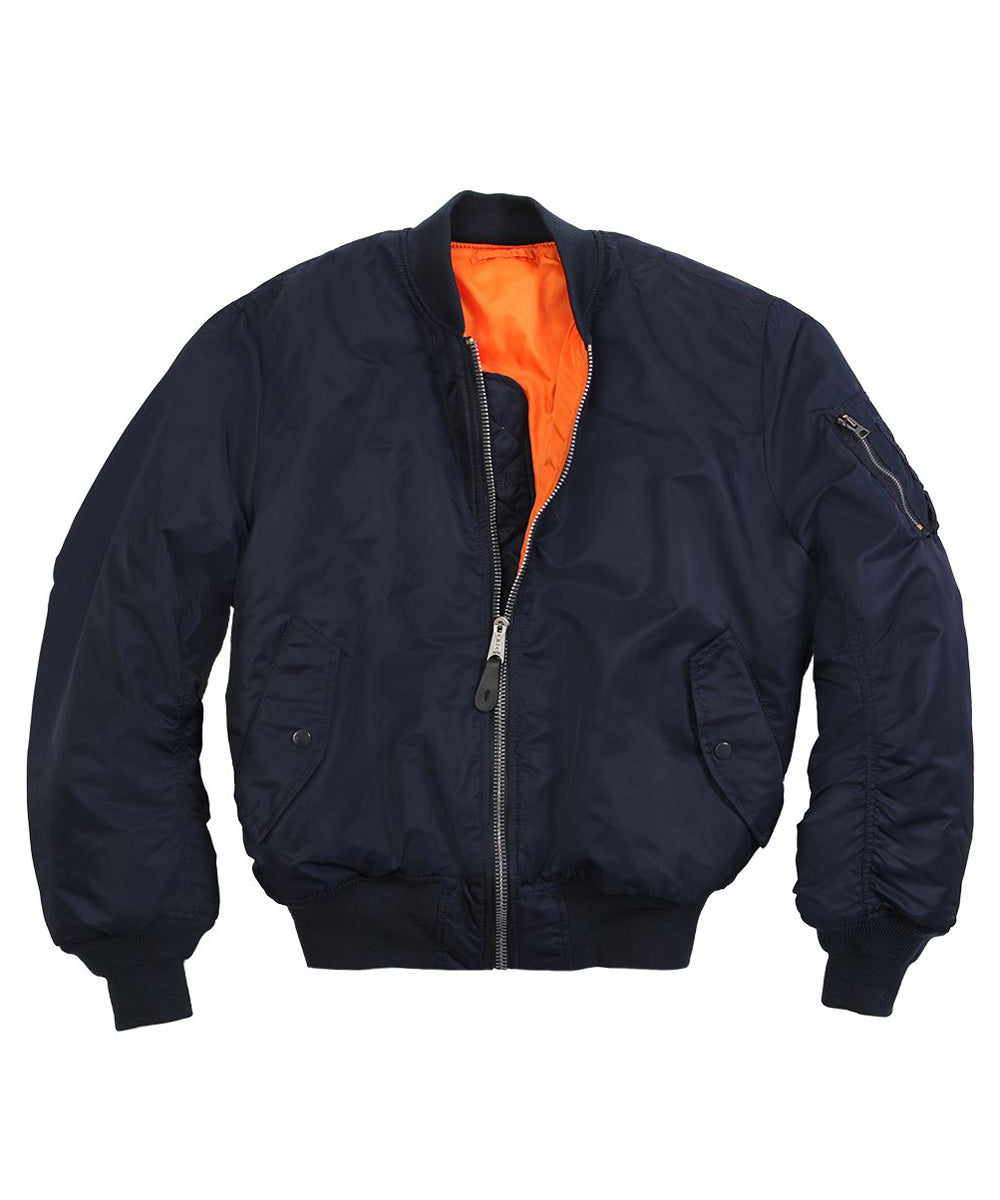 Alpha Industries MA-1 Flight Jacket - Replica Blue — Dave's New York