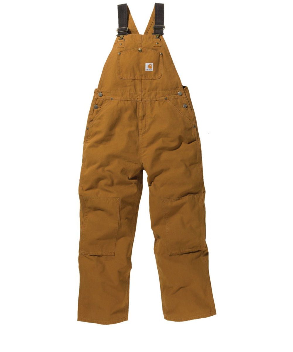 Carhartt Boys (8-16) Washed Canvas Duck Bib Overalls - Carhartt