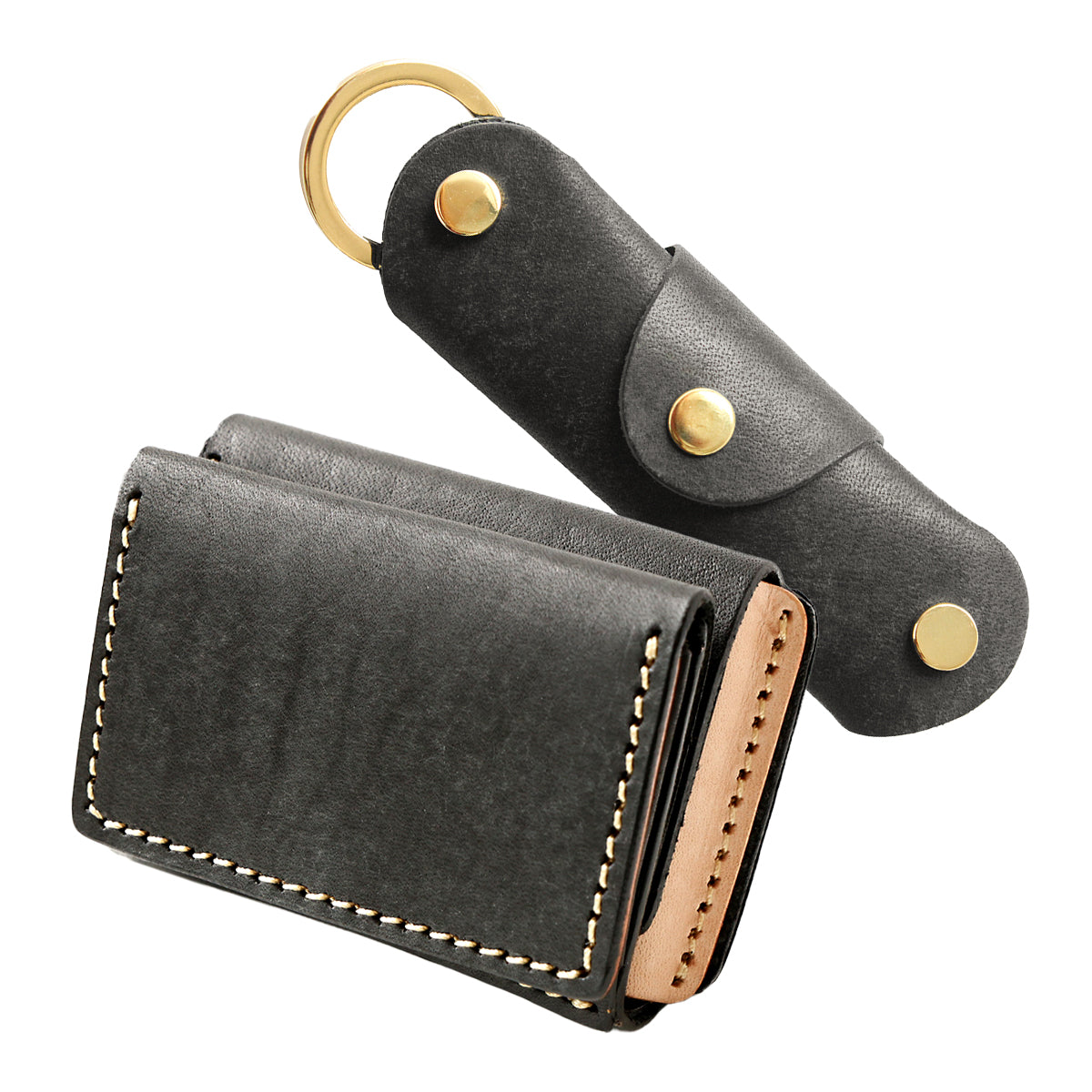 DAYSART 本革 BOX型 ウォレット ボックスウォレット 2つ折り 財布