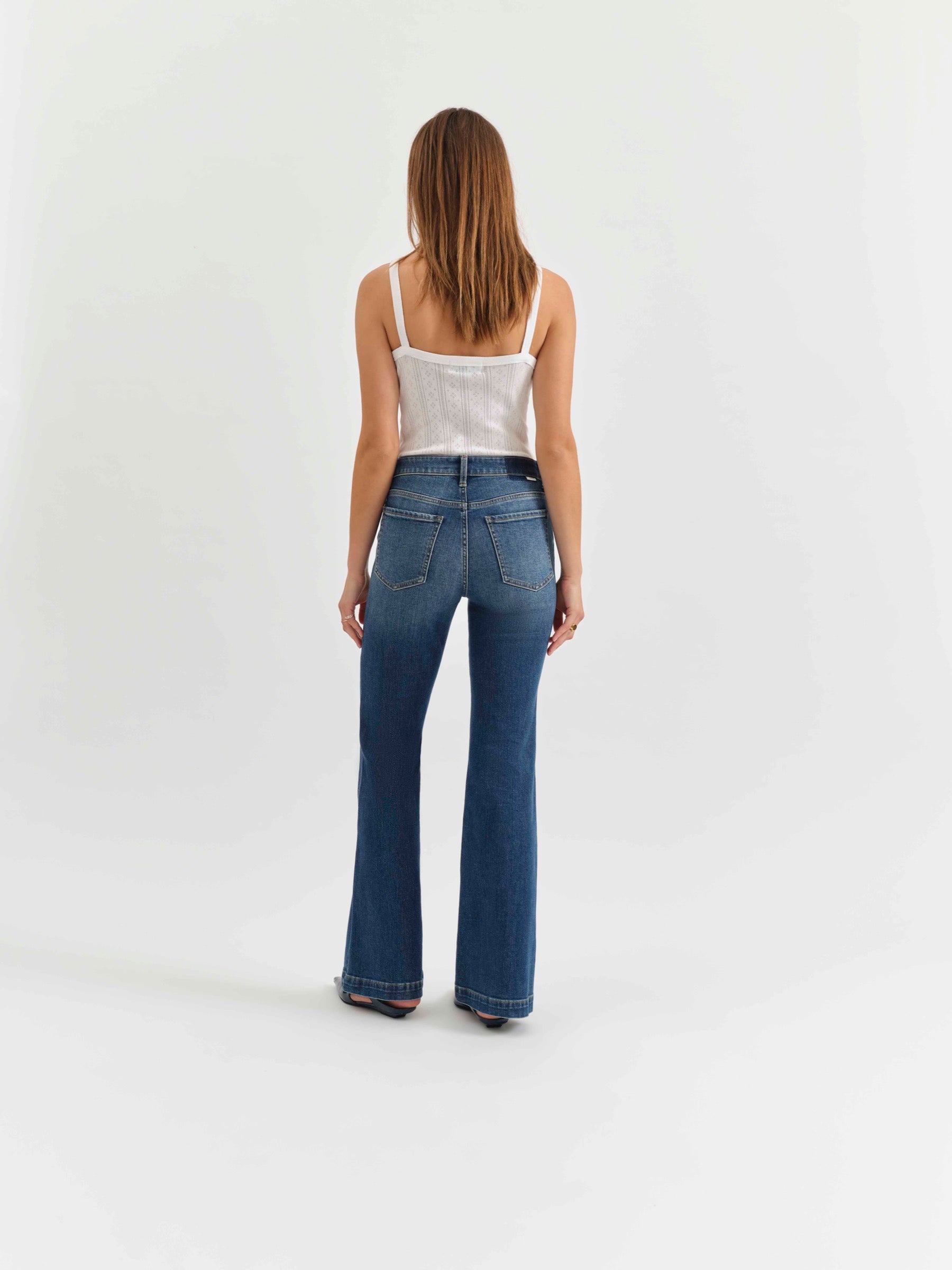 The Heart Breaker Mid Rise Flare in Influencer – Daze Denim