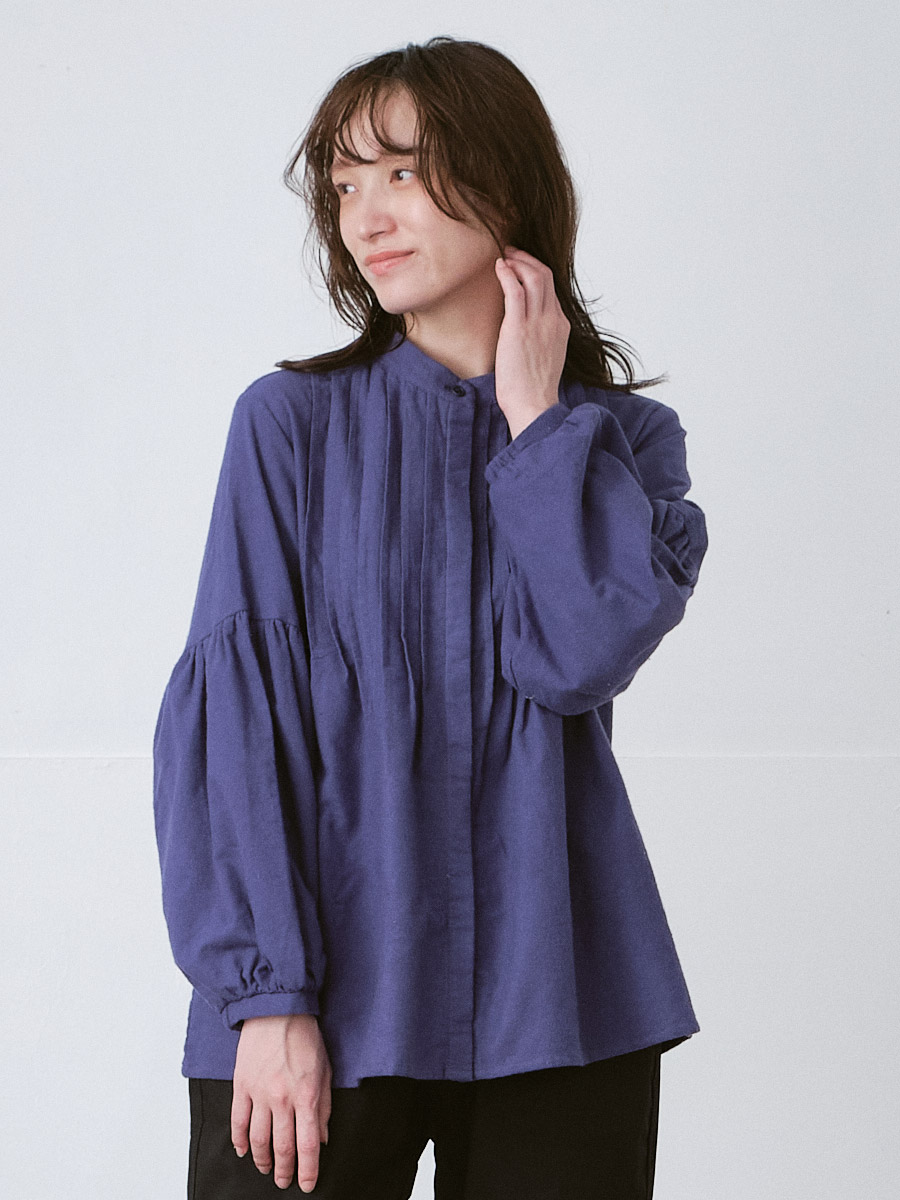 ピンタックブラウス 綿ネル起毛 | シャツBLナガソデ | 【公式】D*g*y